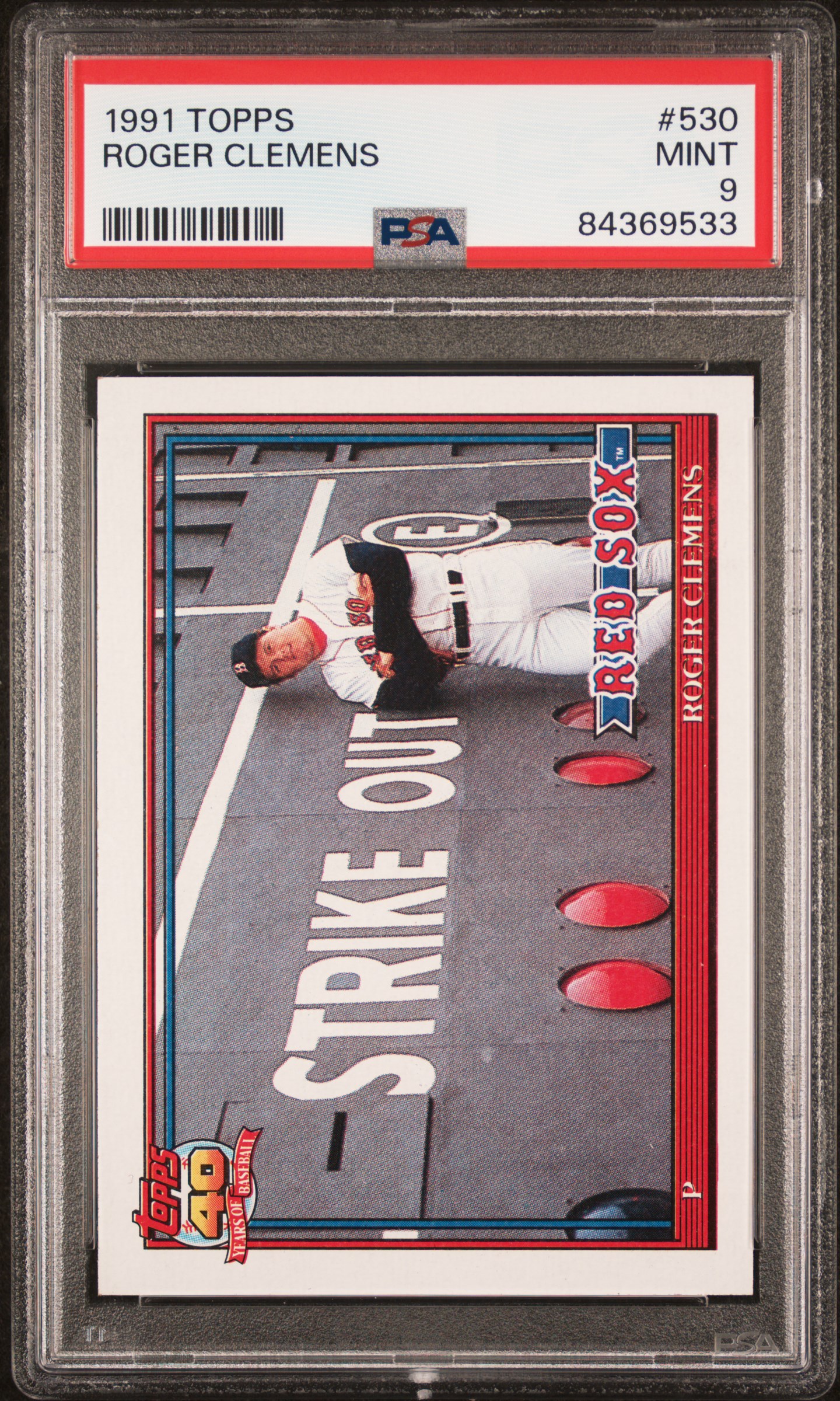 1991 TOPPS #530 ROGER CLEMENS