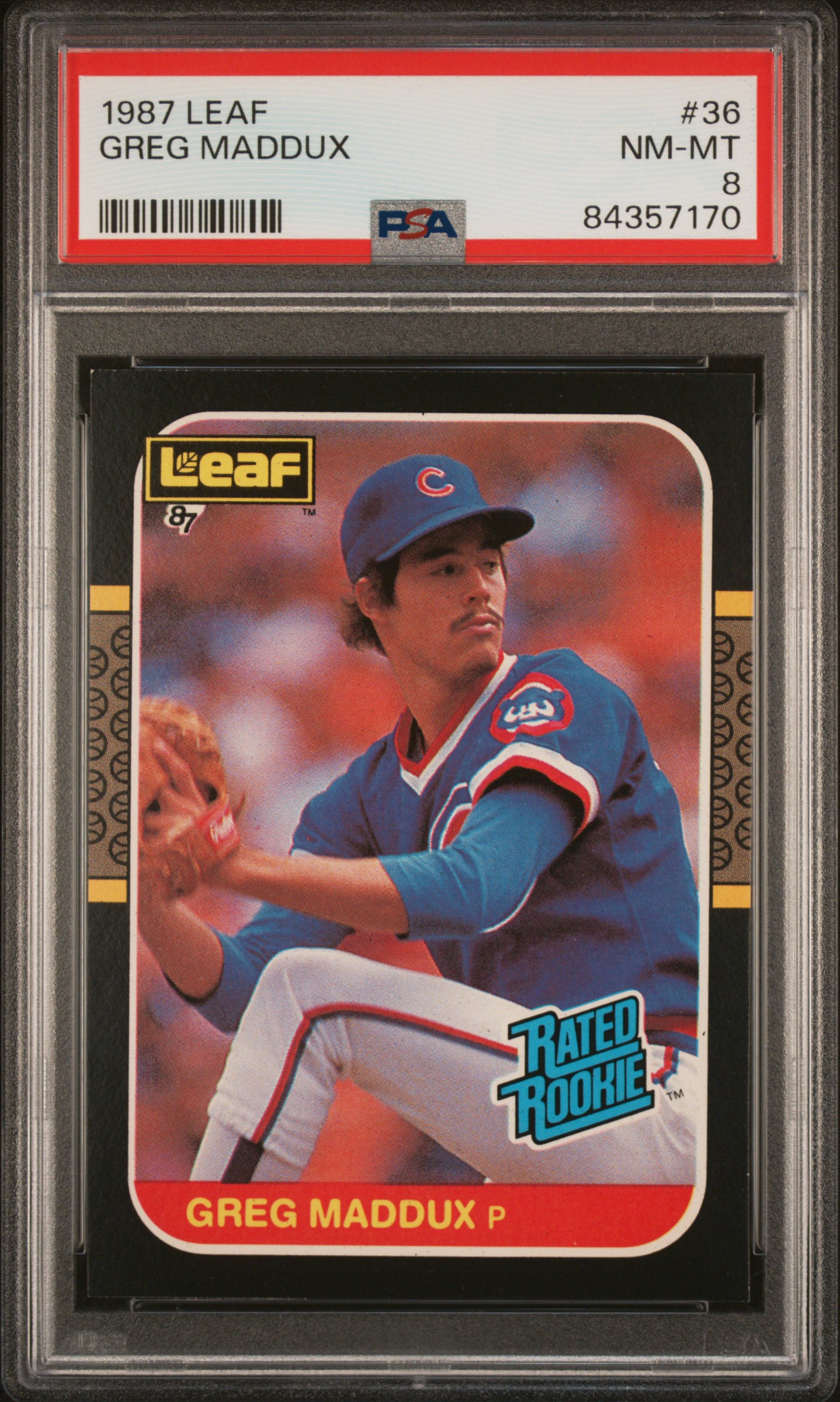 1987 LEAF #36 GREG MADDUX
