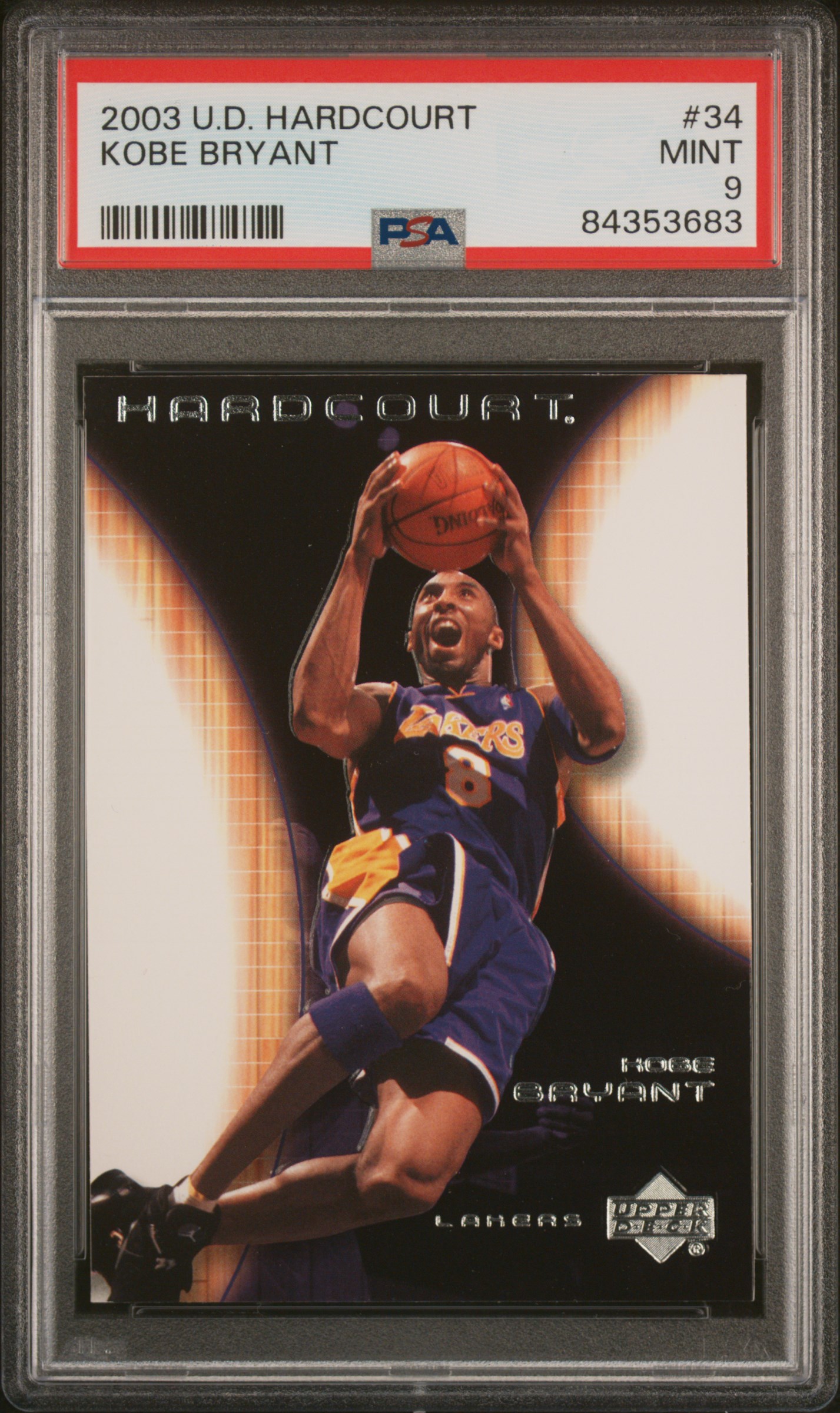 2003 UPPER DECK HARDCOURT #34 KOBE BRYANT