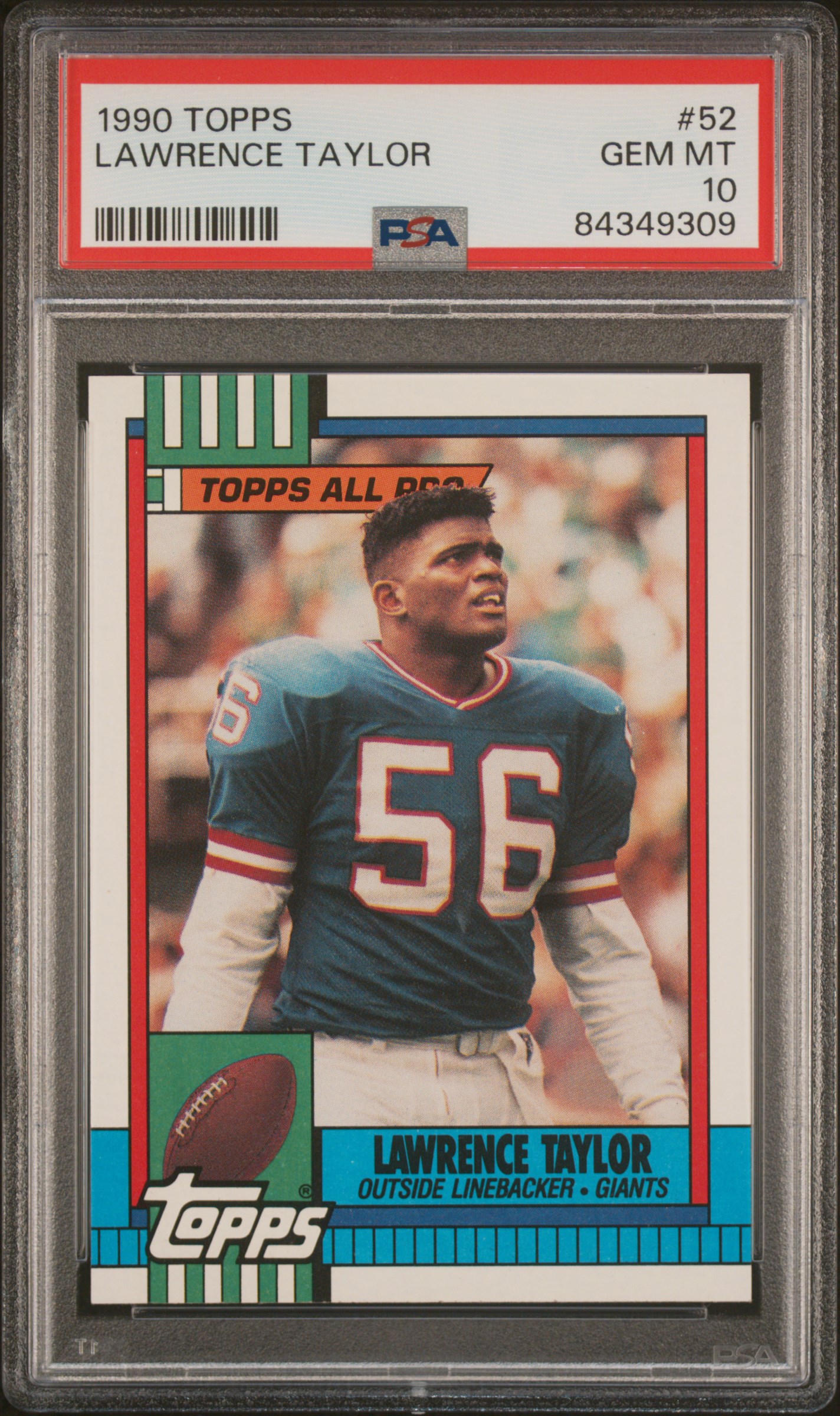 1990 TOPPS #52 LAWRENCE TAYLOR