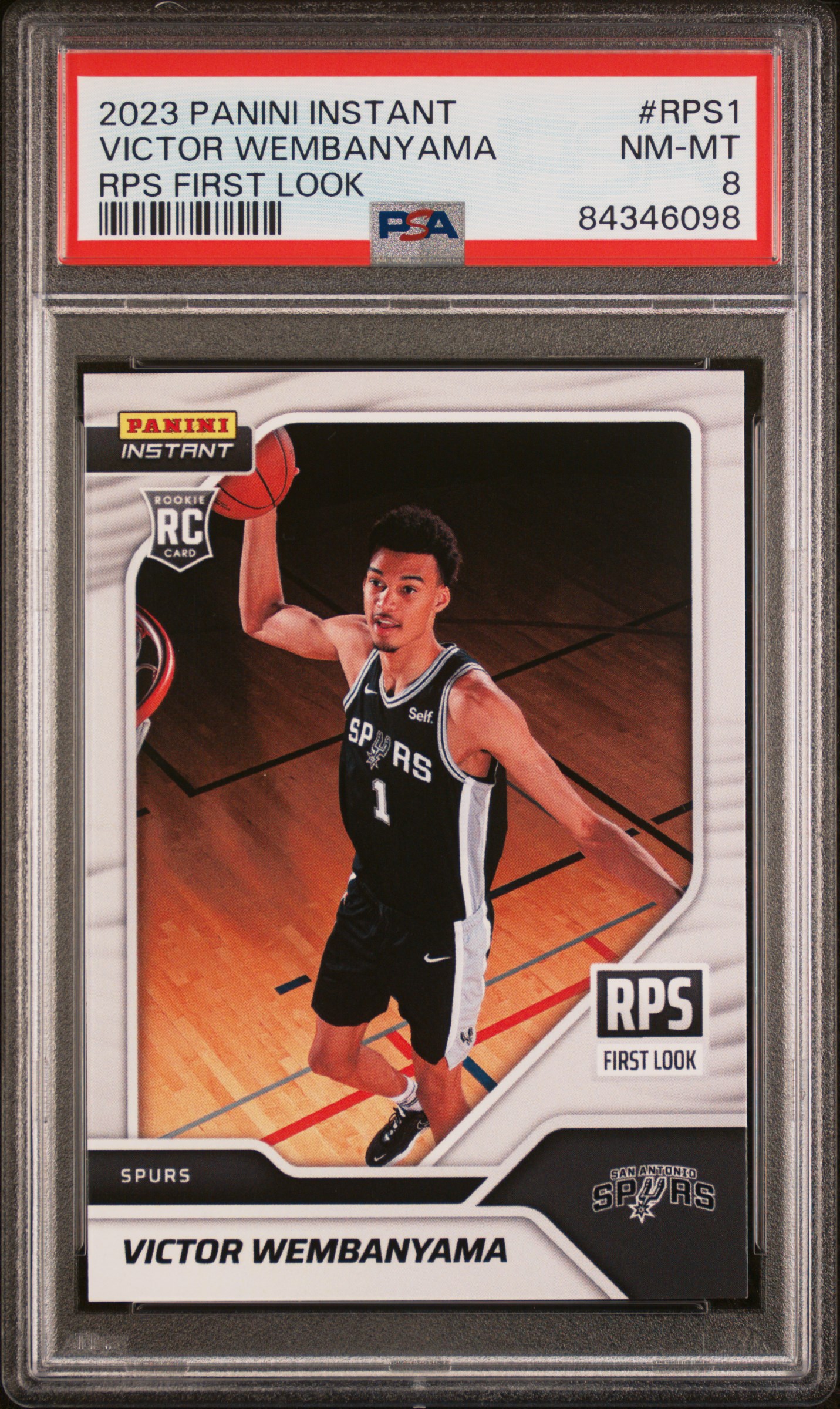 2023 PANINI INSTANT RPS FIRST LOOK #RPS1 VICTOR WEMBANYAMA