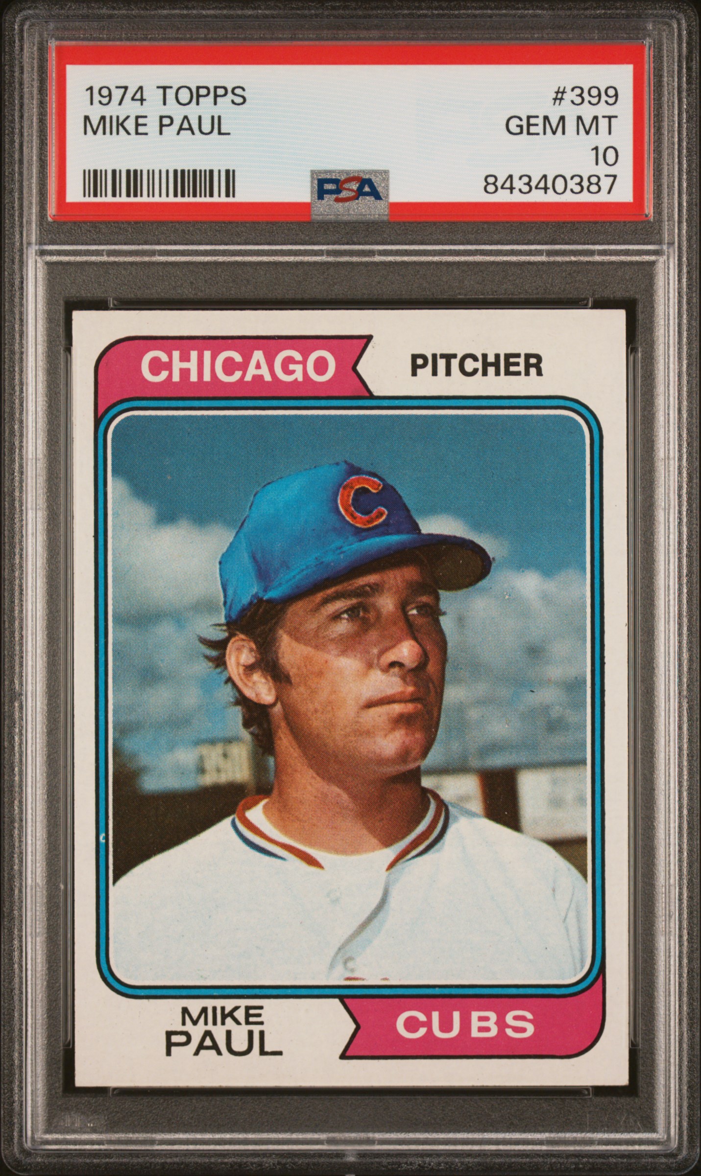 1974 TOPPS #399 MIKE PAUL