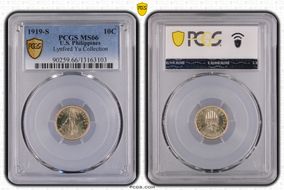 1919-S 10C MS66