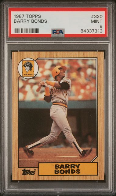 1987 Donruss 361 Barry Bonds Rookie Card – PSA NM 7 on Goldin Auctions