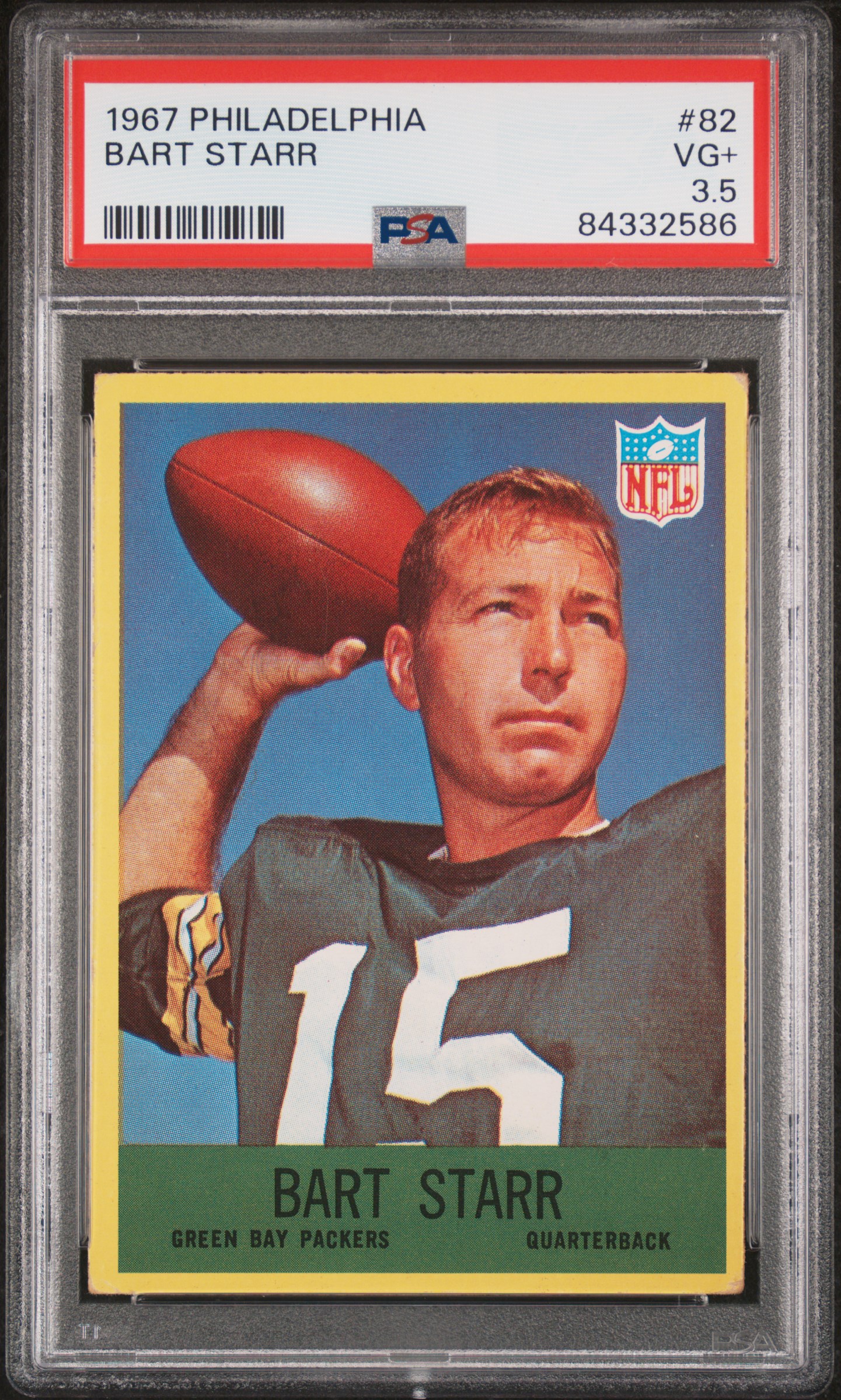 1967 PHILADELPHIA #82 BART STARR