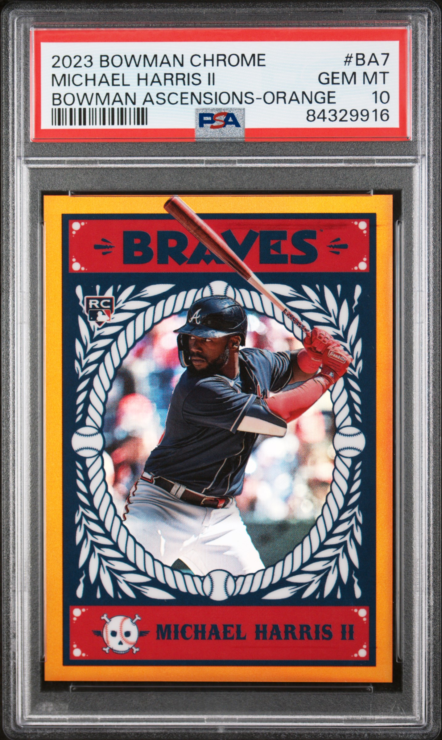 2023 BOWMAN CHROME BOWMAN ASCENSIONS #BA7 MICHAEL HARRIS II BOWMAN ASCENSIONS-ORG REF