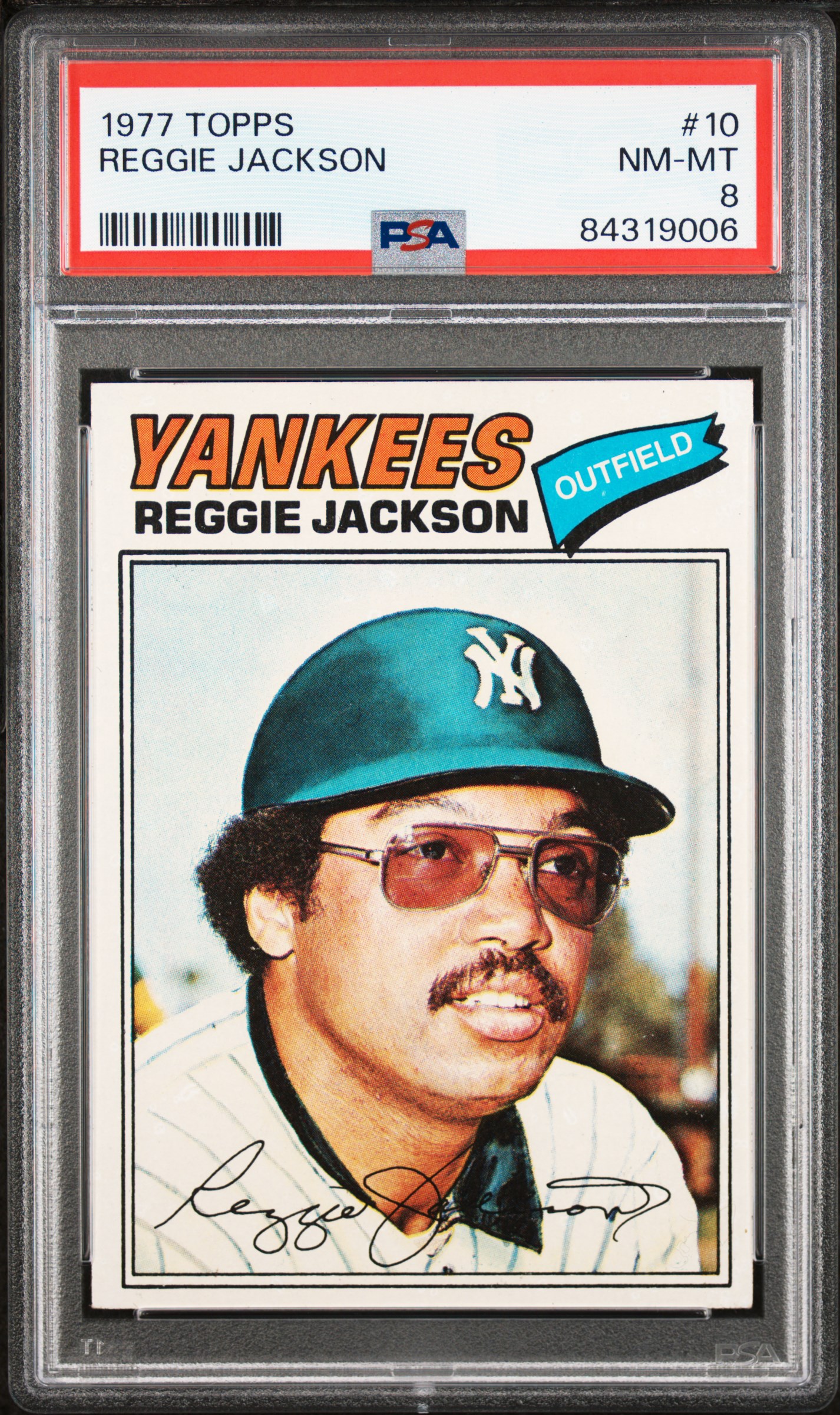 1977 TOPPS #10 REGGIE JACKSON