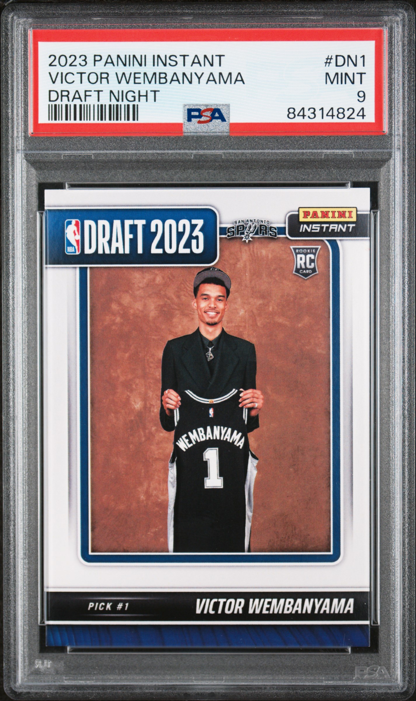 2023 PANINI INSTANT DRAFT NIGHT #DN1 VICTOR WEMBANYAMA