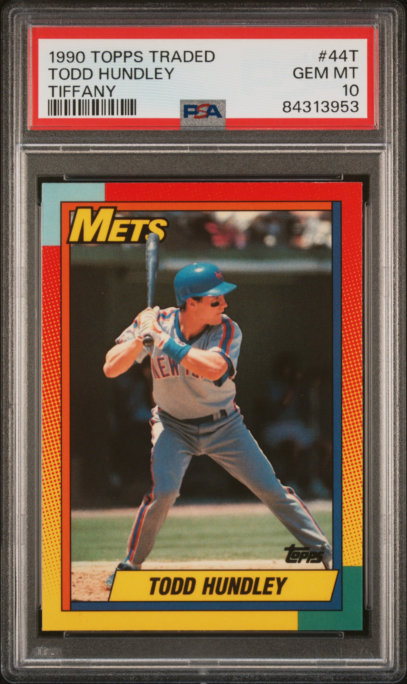 1990 TOPPS TRADED TIFFANY #44T TODD HUNDLEY TIFFANY