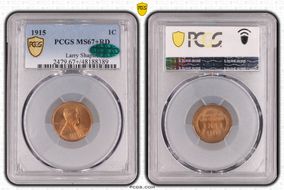 1915 1C MS67+ RD
