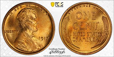 1917 1C MS67RD