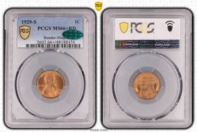 1929-S 1C MS66+ RD