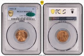 1931-D 1C MS66RD