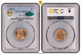 1931-S 1C MS66+ RD
