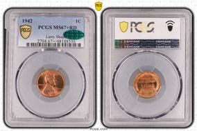 1942 1C MS67+ RD