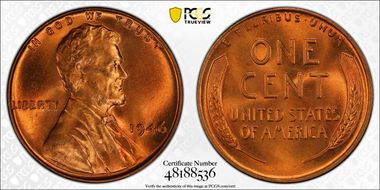 1946 1C MS67RD
