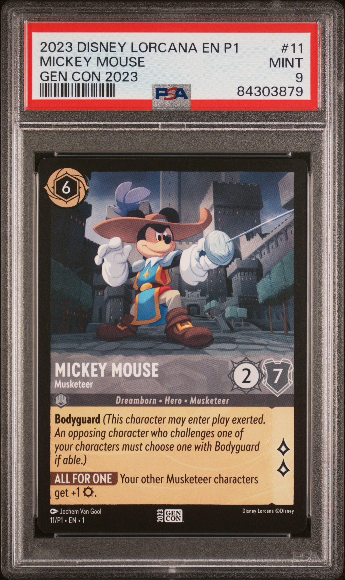 2023 DISNEY LORCANA EN P1-PROMO #11 MICKEY MOUSE GEN CON 2023