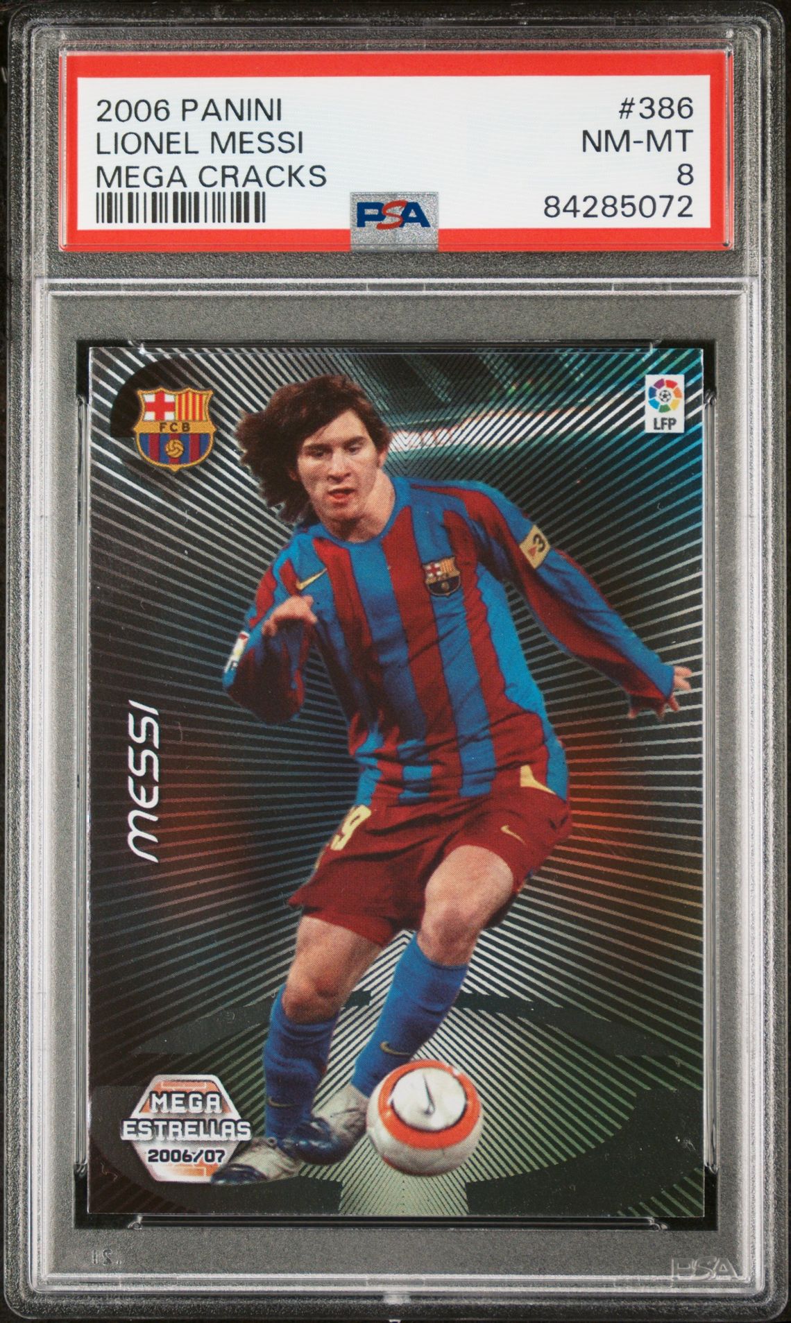 2006 Panini PANINI MEGA CRACKS #386 Lionel Messi front