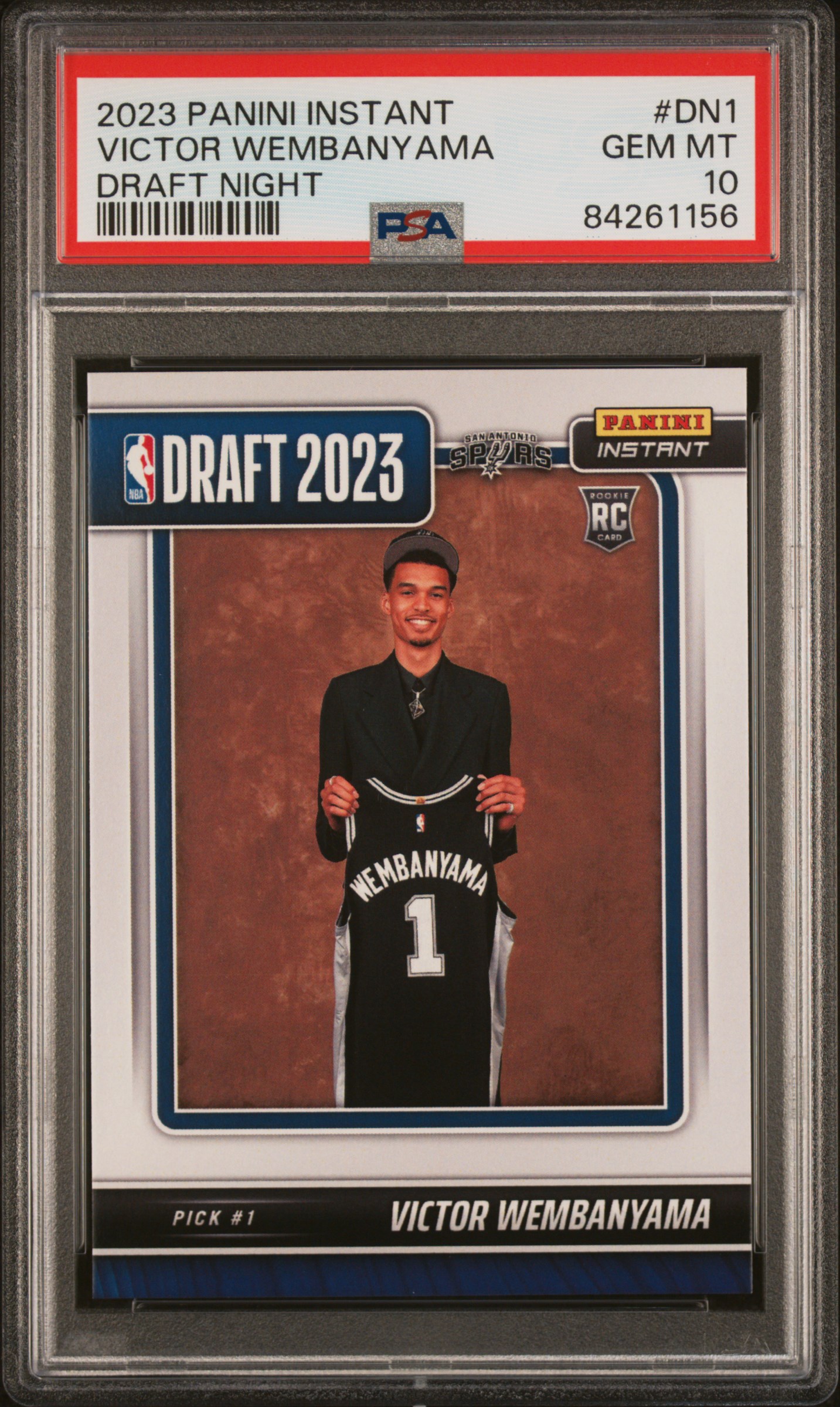 2023 PANINI INSTANT DRAFT NIGHT #DN1 VICTOR WEMBANYAMA