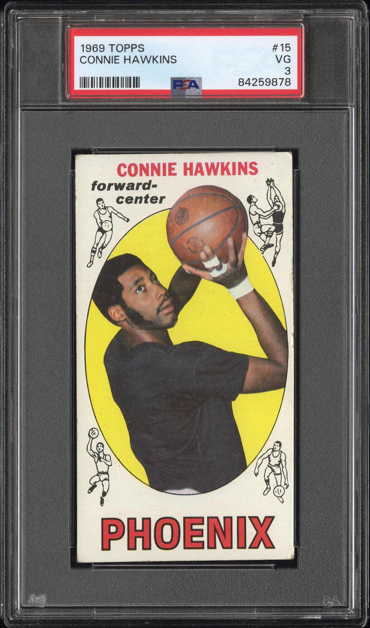 1969 TOPPS #15 CONNIE HAWKINS
