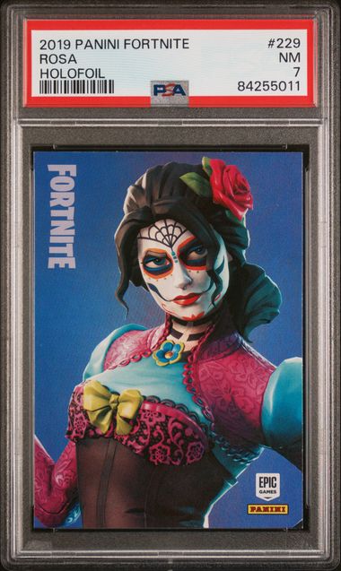 2019 Panini Fortnite Holofoil 229 Rosa PSA 7 on Goldin Auctions