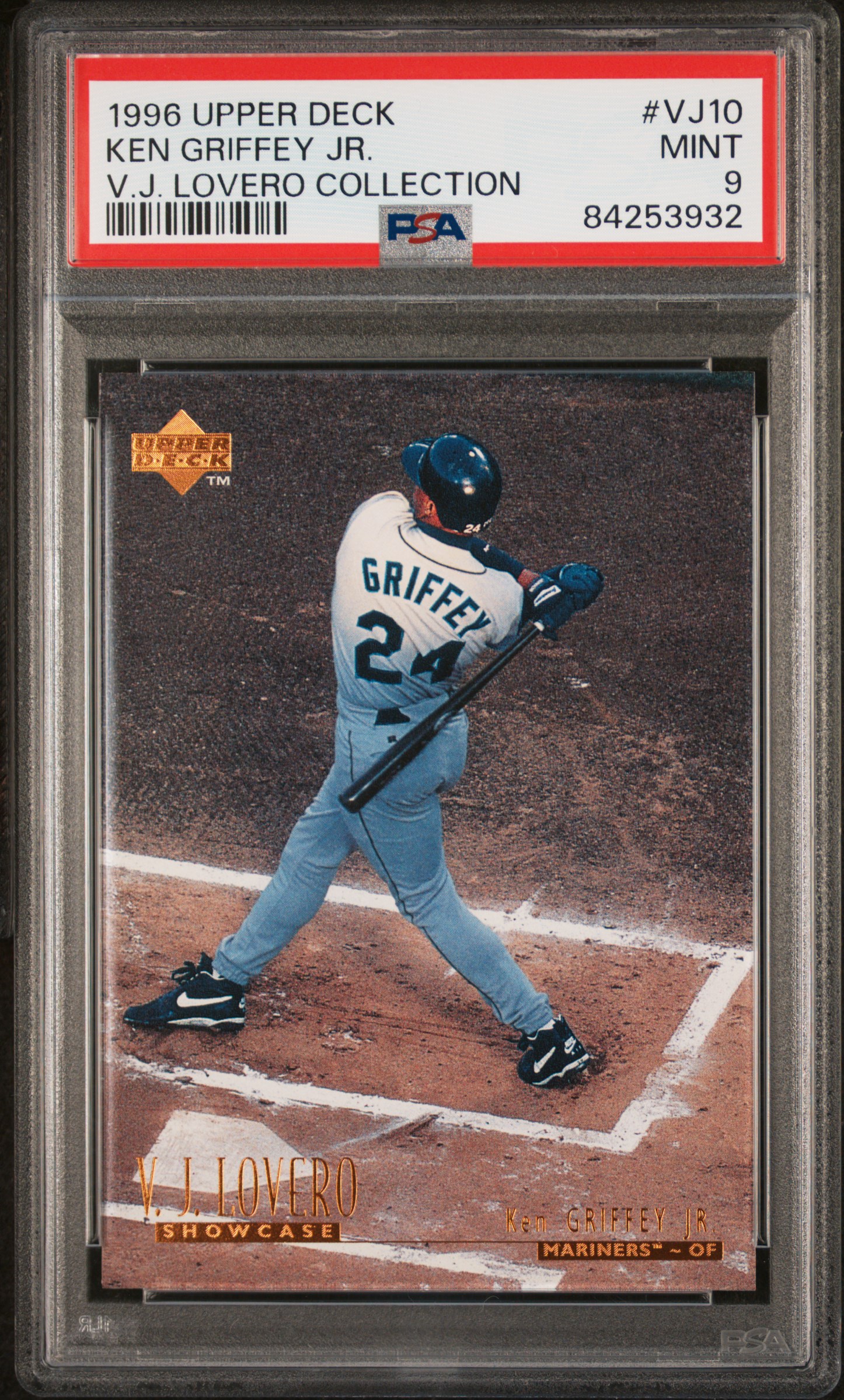 1996 UPPER DECK V.J. LOVERO COLLECTION #VJ10 KEN GRIFFEY JR. V.J. LOVERO COLLECTION