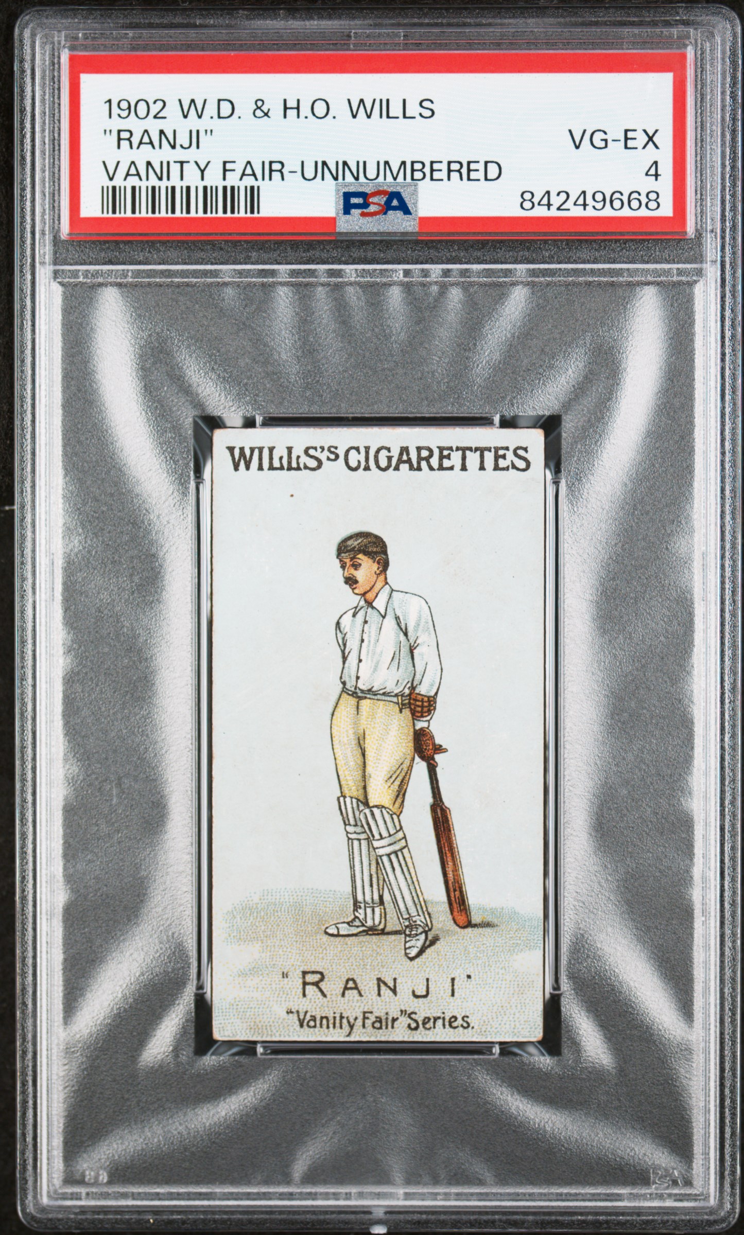 1902 W.D. & H.O. WILLS VANITY FAIR UNNUMBERED "RANJI" VANITY FAIR-UNNUMBERED