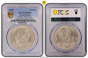 1935 Crown S-4048 .500 Silver MS65