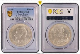 1935 Crown S-4048 .500 Silver MS64