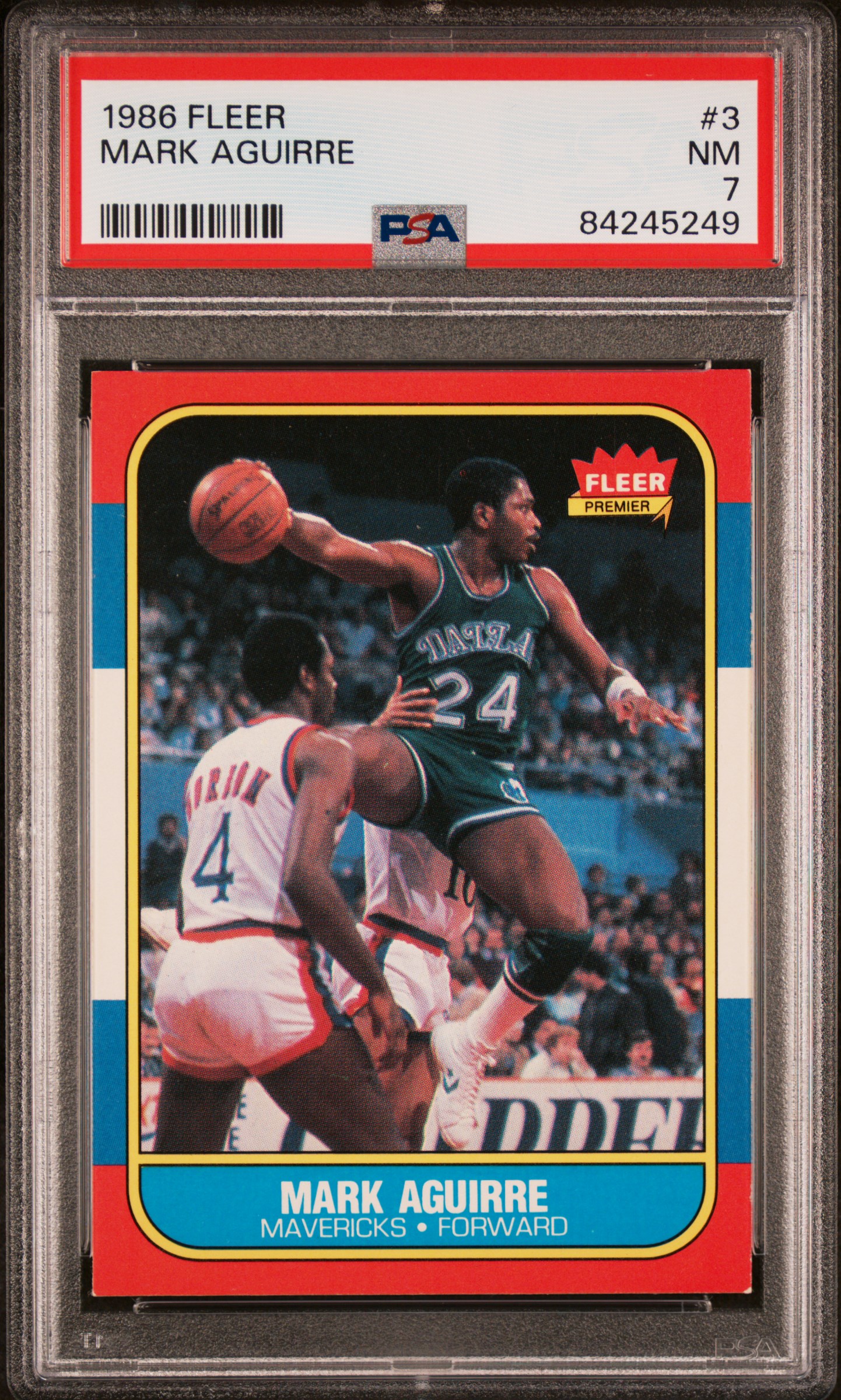1986 FLEER #3 MARK AGUIRRE