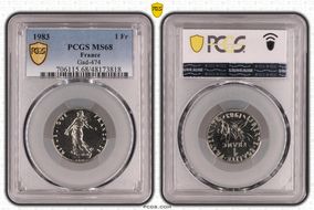 1983 1 Fr Gad-474 MS68