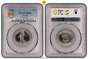 1984 1 Fr Gad-474 MS69