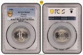 1986 1 Fr Gad-474 MS69