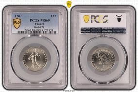 1987 1 Fr Gad-474 MS69