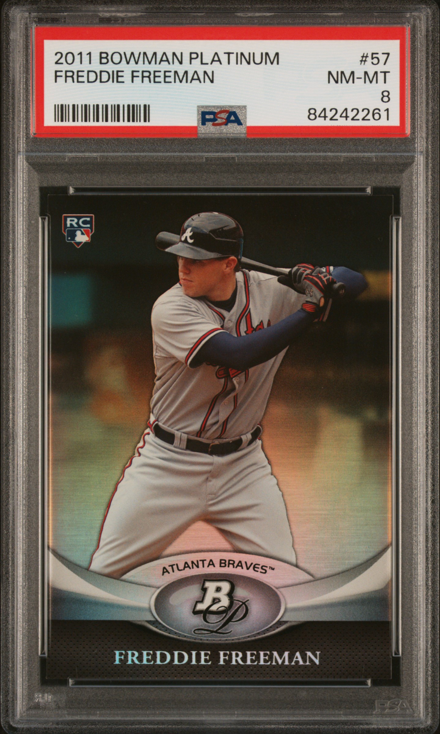 2011 BOWMAN PLATINUM #57 FREDDIE FREEMAN