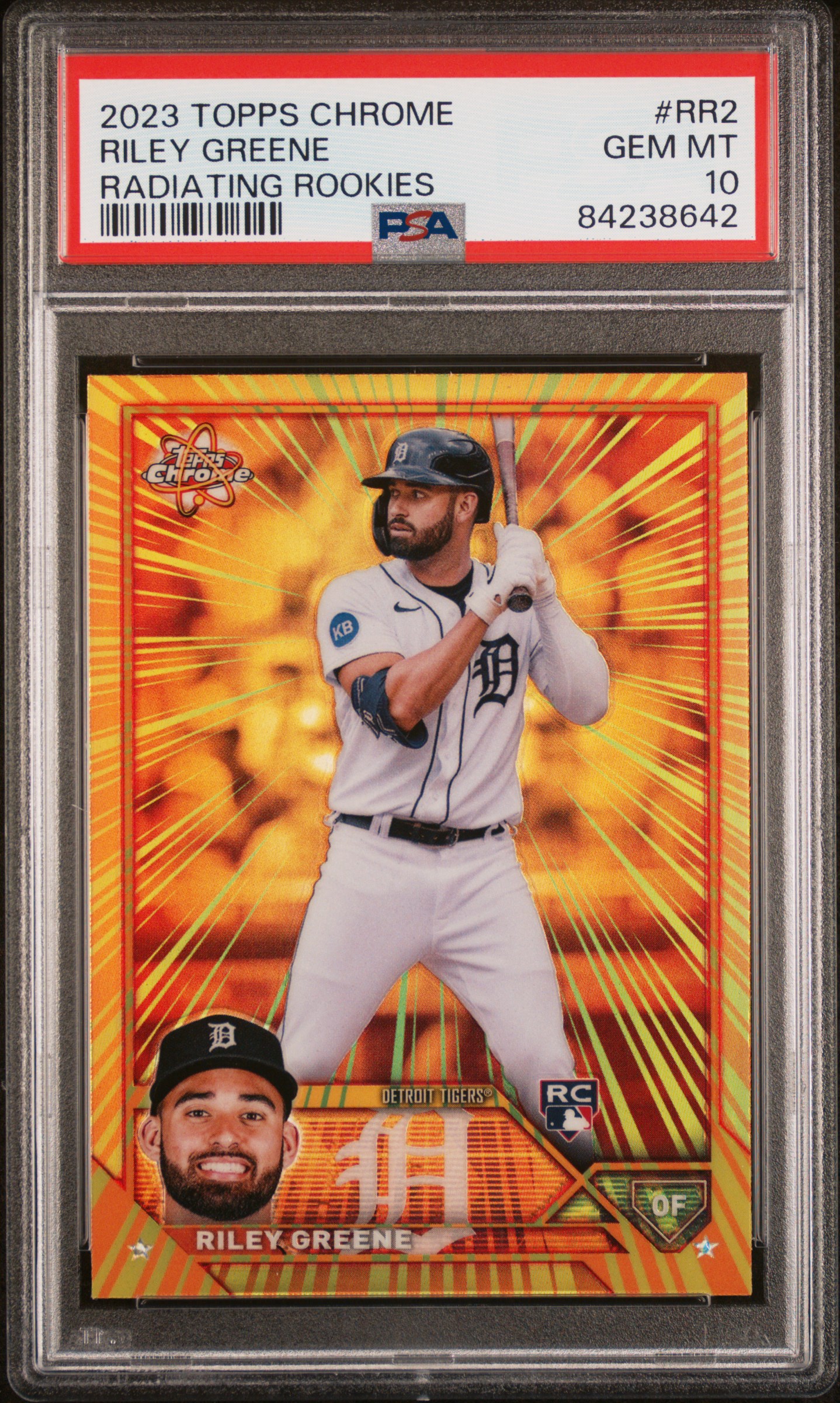 2023 TOPPS CHROME RADIATING ROOKIES #RR2 RILEY GREENE