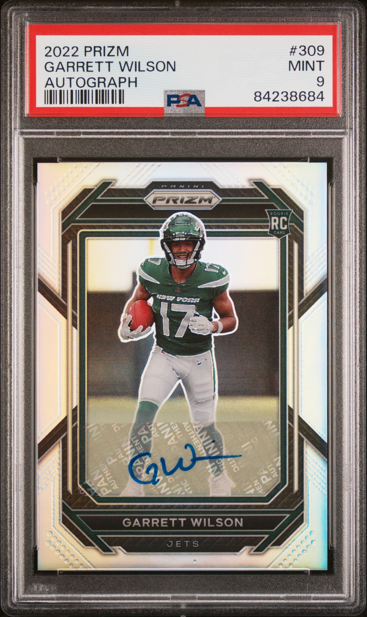 2022 PANINI PRIZM #309 GARRETT WILSON AUTOGRAPH