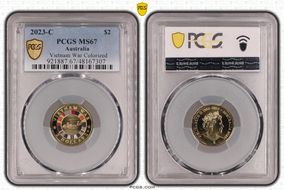 2023-C $2 Vietnam War Colorized MS67