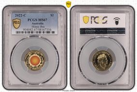 2022-C $2 Honey Bee Colorized MS67