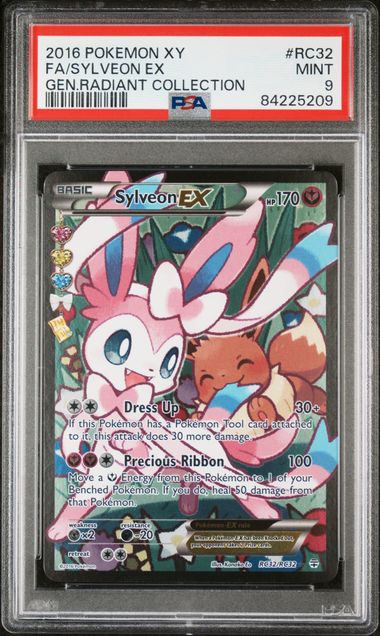 2016 Pokemon XY Generations Radiant Collection #RC32 Full Art/Sylveon EX –  PSA MINT 9 on Goldin Auctions