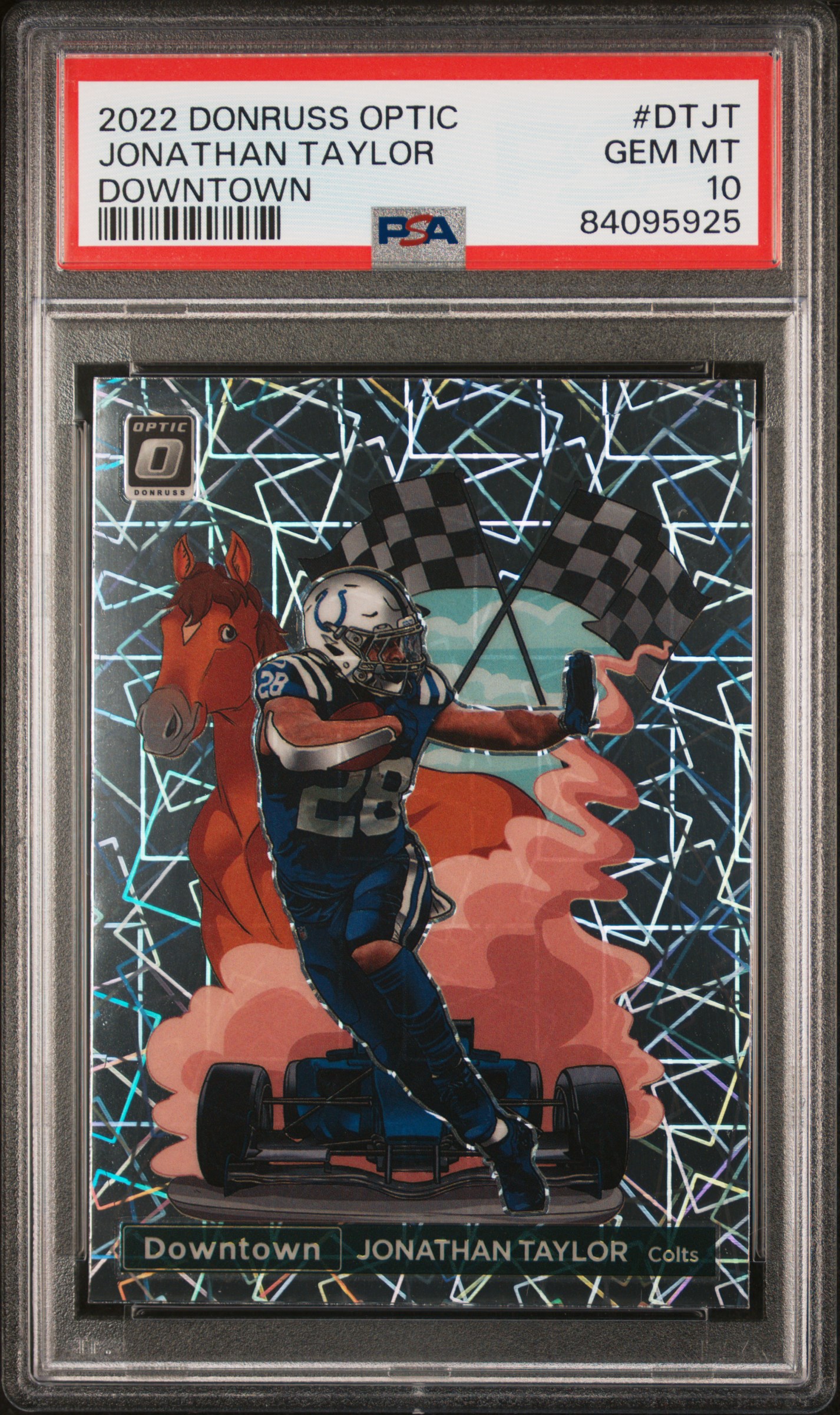 2022 PANINI DONRUSS OPTIC DOWNTOWN #DTJT JONATHAN TAYLOR DOWNTOWN