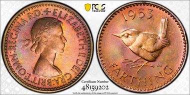 1953 1/4D S-4156 PR63BN