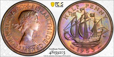 1953 1/2D S-4155 PR64BN