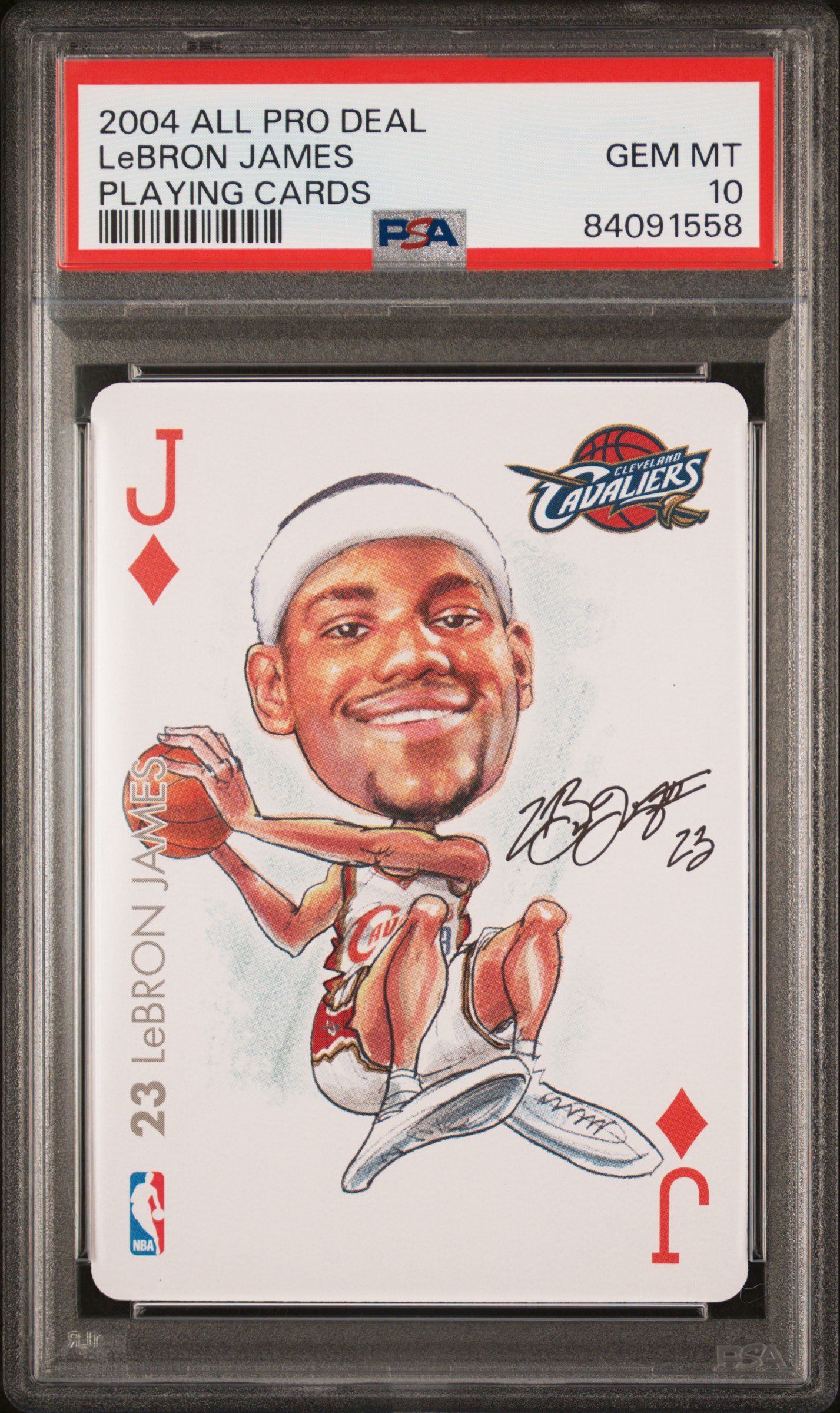 2004 ALL PRO DEAL PLAYING CARDS LeBRON JAMES PLAYING CARDS