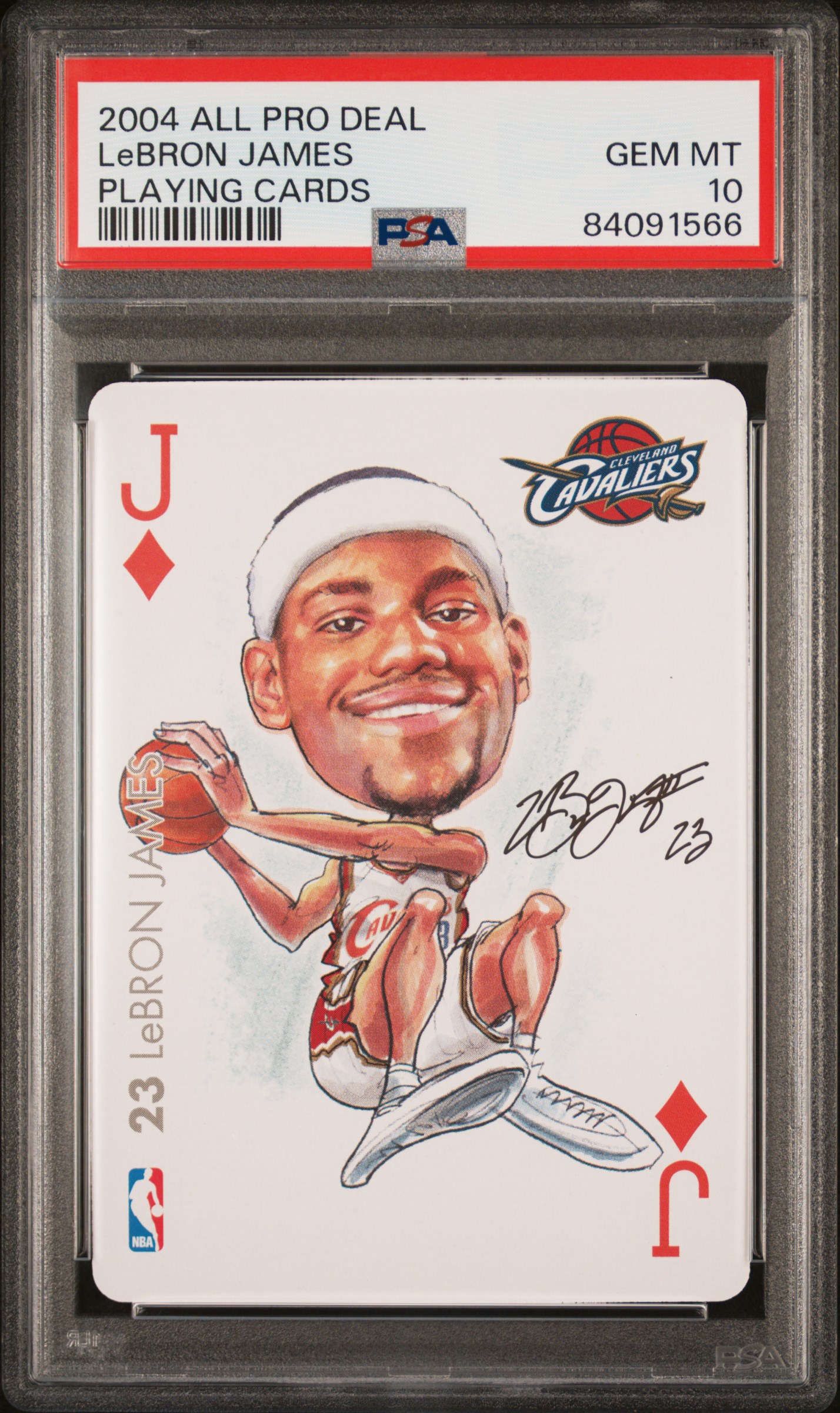 2004 ALL PRO DEAL PLAYING CARDS LeBRON JAMES PLAYING CARDS