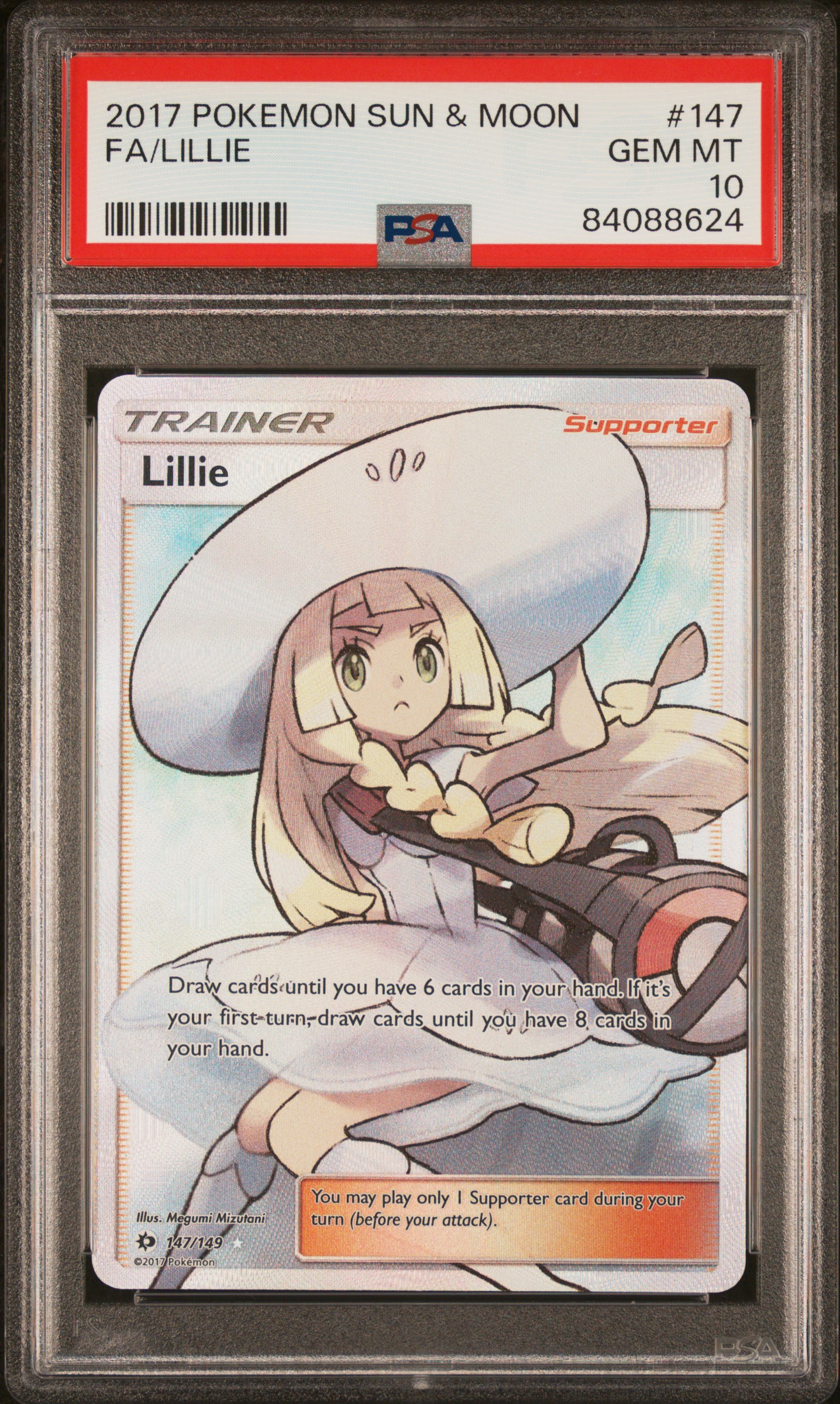 2017 POKEMON SUN & MOON #147 FA/LILLIE
