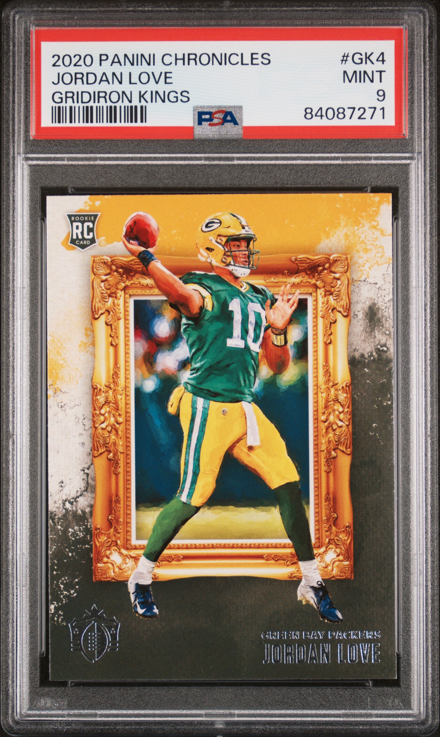 2020 PANINI CHRONICLES GRIDIRON KINGS #GK4 JORDAN LOVE GRIDIRON KINGS