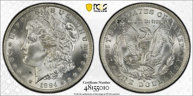 1884-O $1 MS66