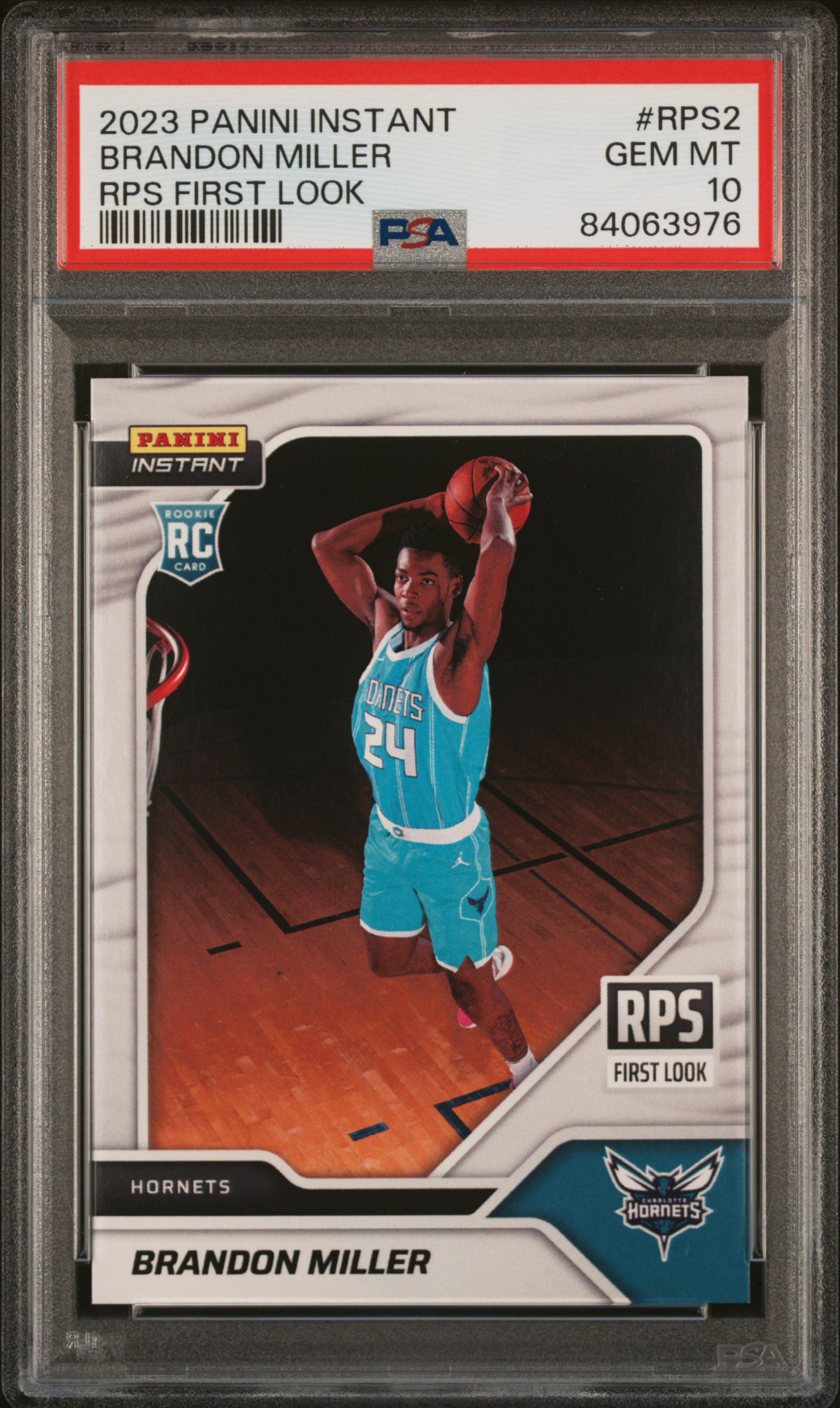 2023 PANINI INSTANT RPS FIRST LOOK #RPS2 BRANDON MILLER