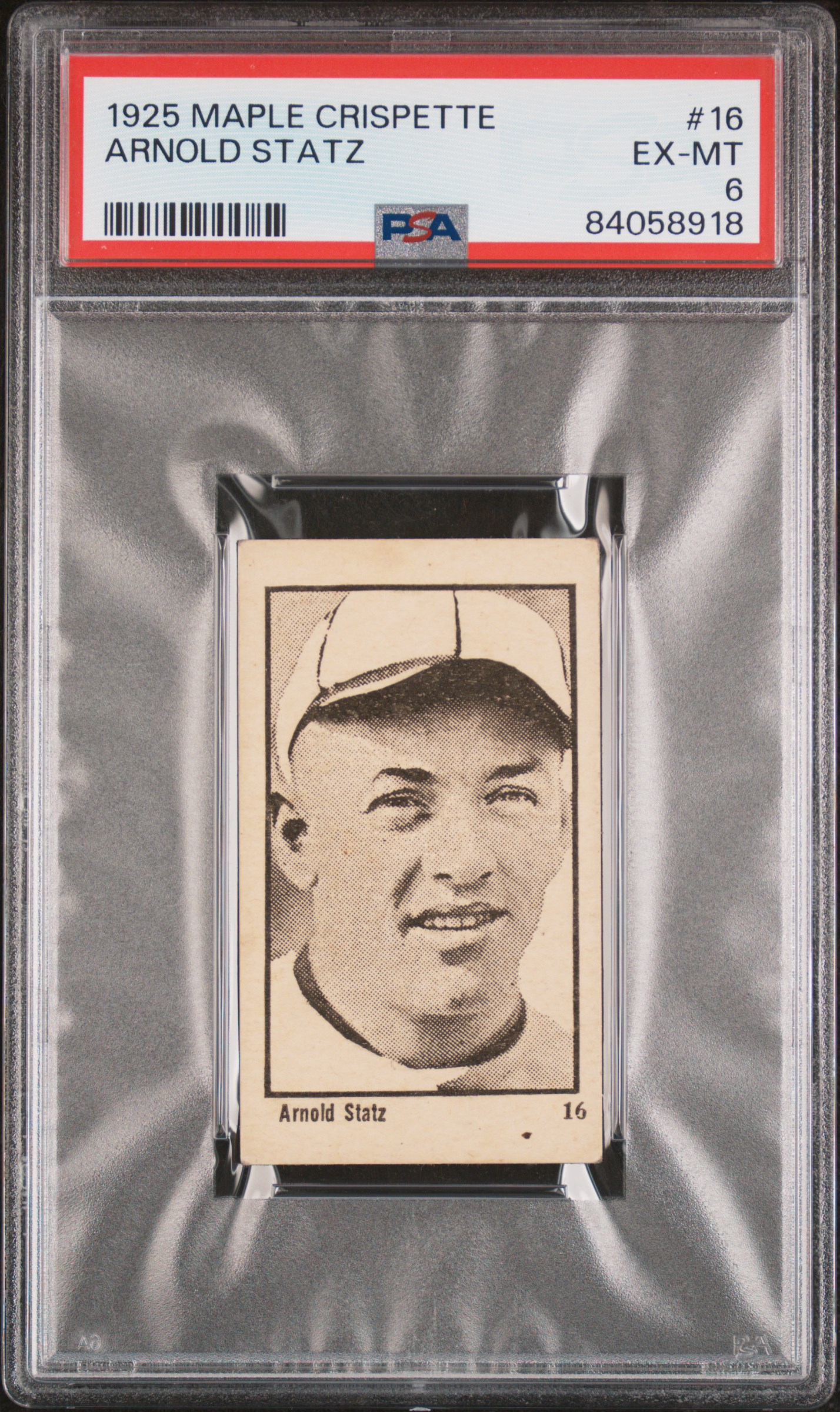 1925 MAPLE CRISPETTE #16 ARNOLD STATZ